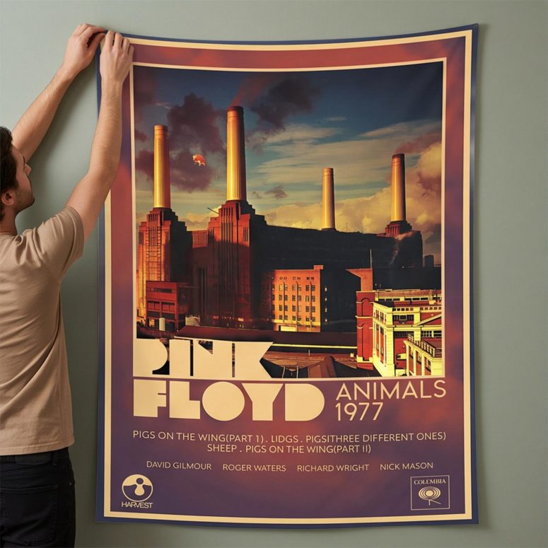 Pink Floyd Tapestry - 1977 Animals Album Pink Floyd Tapestry - 1977 Animals Album