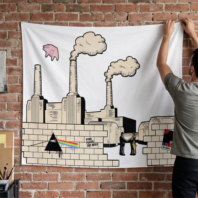 Pink Floyd Tapestry - Album Art DSOTM Animals The Wall