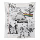 Pink Floyd Tapestry - Album Collage Sketch