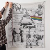Pink Floyd Tapestry - Album Collage Sketch Pink Floyd Tapestry - Album Collage Sketch