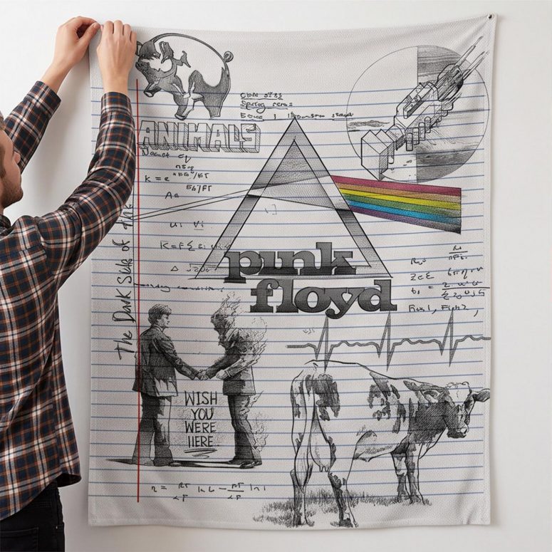 Pink Floyd Tapestry - Album Collage Sketch Pink Floyd Tapestry - Album Collage Sketch