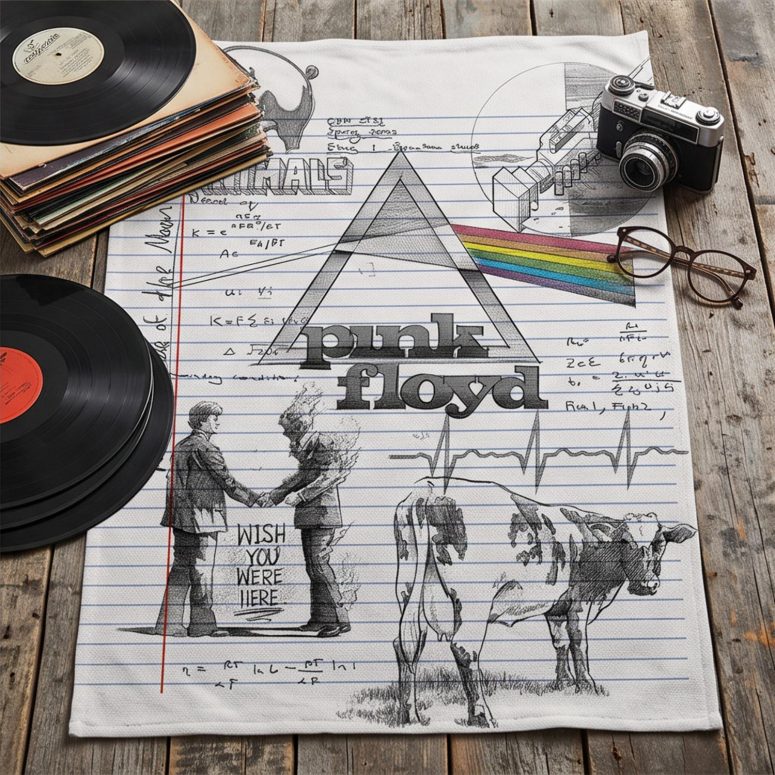 Pink Floyd Tapestry - Album Collage Sketch Pink Floyd Tapestry - Album Collage Sketch