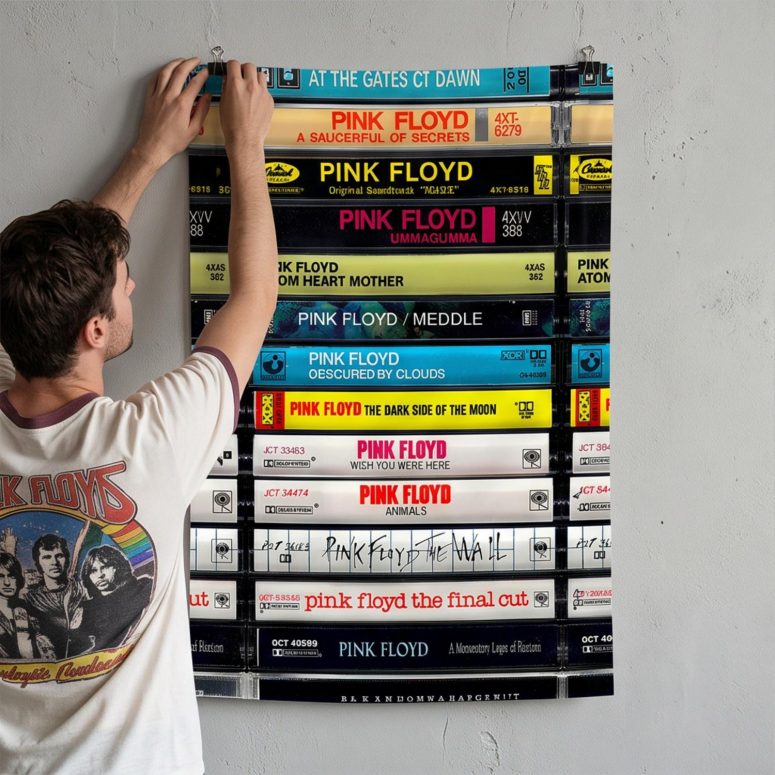 Pink Floyd Tapestry - Albums Cassette Retro Collection Pink Floyd Tapestry - Albums Cassette Retro Collection