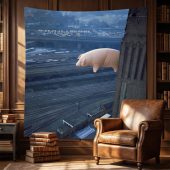Pink Floyd Tapestry - Animals 2018 Remix Algie Pig Pink Floyd Tapestry - Animals 2018 Remix Algie Pig