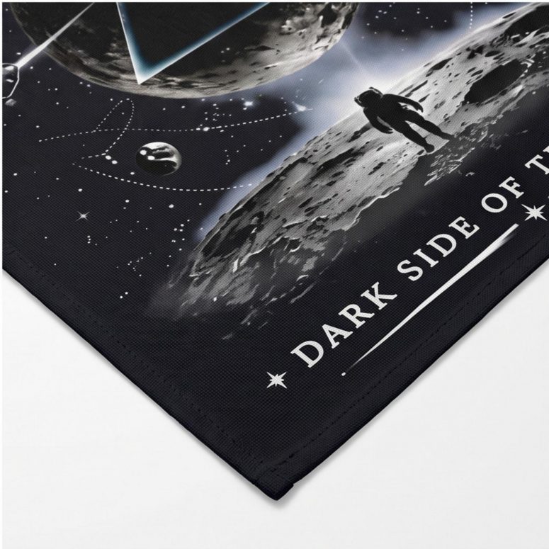 Pink Floyd Tapestry - Artemis II Dark Side of the Moon Space Mission