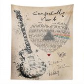 Pink Floyd Tapestry - Comfortably Numb Lyrics Band Signatures