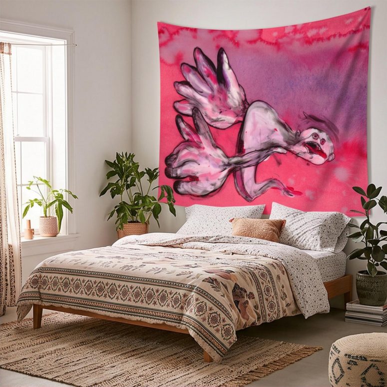 Pink Floyd Tapestry - Comfortably Numb The Wall Pink Floyd Tapestry - Comfortably Numb The Wall