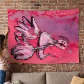 Pink Floyd Tapestry - Comfortably Numb The Wall Pink Floyd Tapestry - Comfortably Numb The Wall