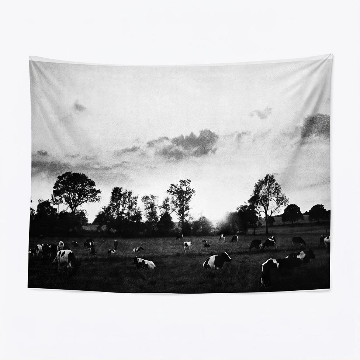 Pink Floyd tapestry - Cow Field Pink Floyd tapestry - Cow Field