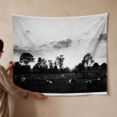 Pink Floyd tapestry - Cow Field Pink Floyd tapestry - Cow Field