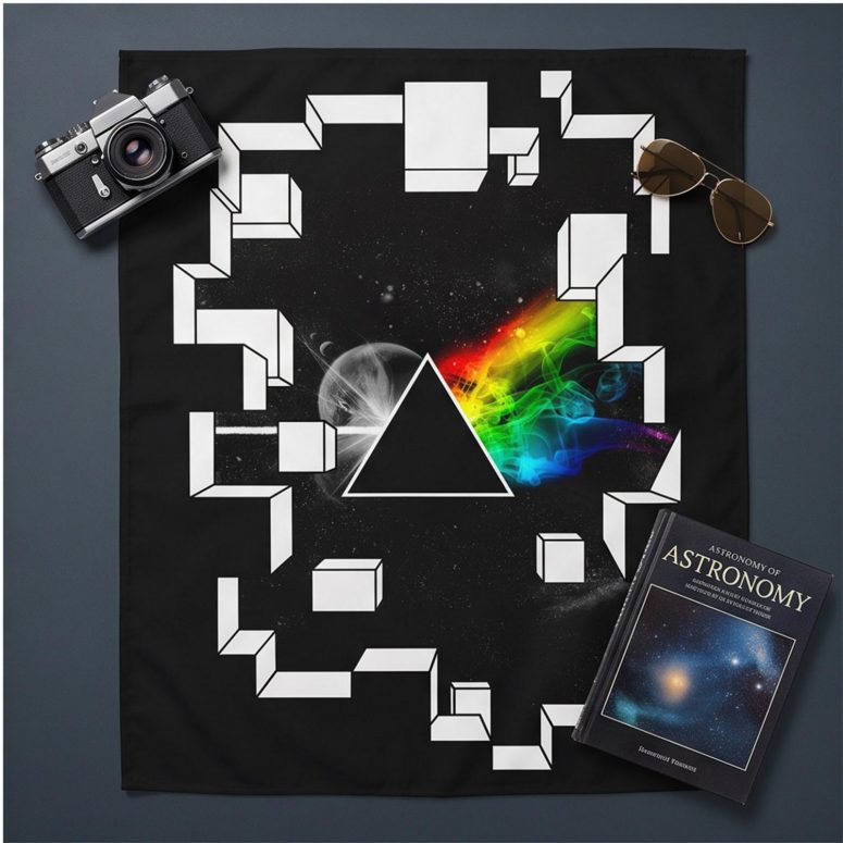 Pink Floyd Tapestry - Dark Side of the Moon Galaxy Break Wall