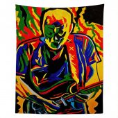 Pink Floyd Tapestry - David Gilmour Legend Abstract Art