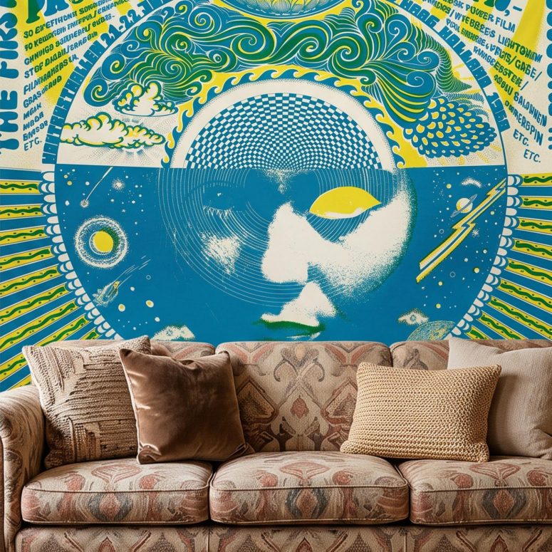 Pink Floyd Tapestry - Den Haag Netherlands 1968 Concert