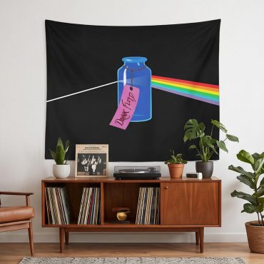 Pink Floyd Tapestry - Drink Floyd Alice in Wonderland Meets TDSOTM