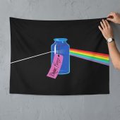 Pink Floyd Tapestry - Drink Floyd Alice in Wonderland Meets TDSOTM Pink Floyd Tapestry - Drink Floyd Alice in Wonderland Meets TDSOTM