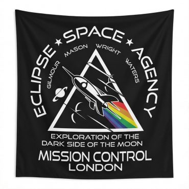 Pink Floyd Tapestry - Eclipse Space Agency Exploration of TDSOTM Mission Control London
