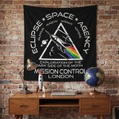 Pink Floyd Tapestry - Eclipse Space Agency Exploration of TDSOTM Mission Control London Pink Floyd Tapestry - Eclipse Space Agency Exploration of TDSOTM Mission Control London