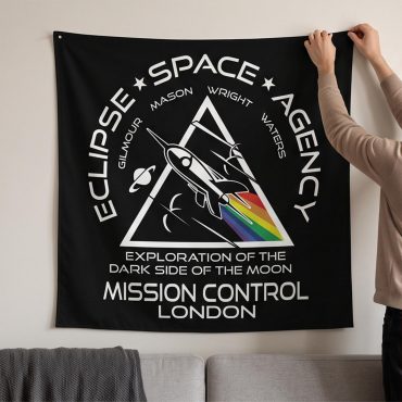 Pink Floyd Tapestry - Eclipse Space Agency Exploration of TDSOTM Mission Control London