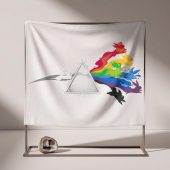 Pink Floyd Tapestry - Eeve Evolution Dark Side Of The Moon Pokemon