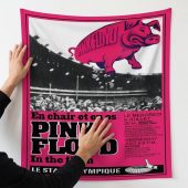 Pink Floyd Tapestry - En Chair Et En Os Le Stade Olympique In The Flesh Concert Pink Floyd Tapestry - En Chair Et En Os Le Stade Olympique In The Flesh Concert