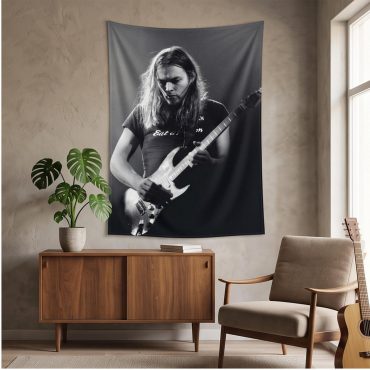 Pink Floyd Tapestry - Gilmour at Earls Court with the Black Strat 1973