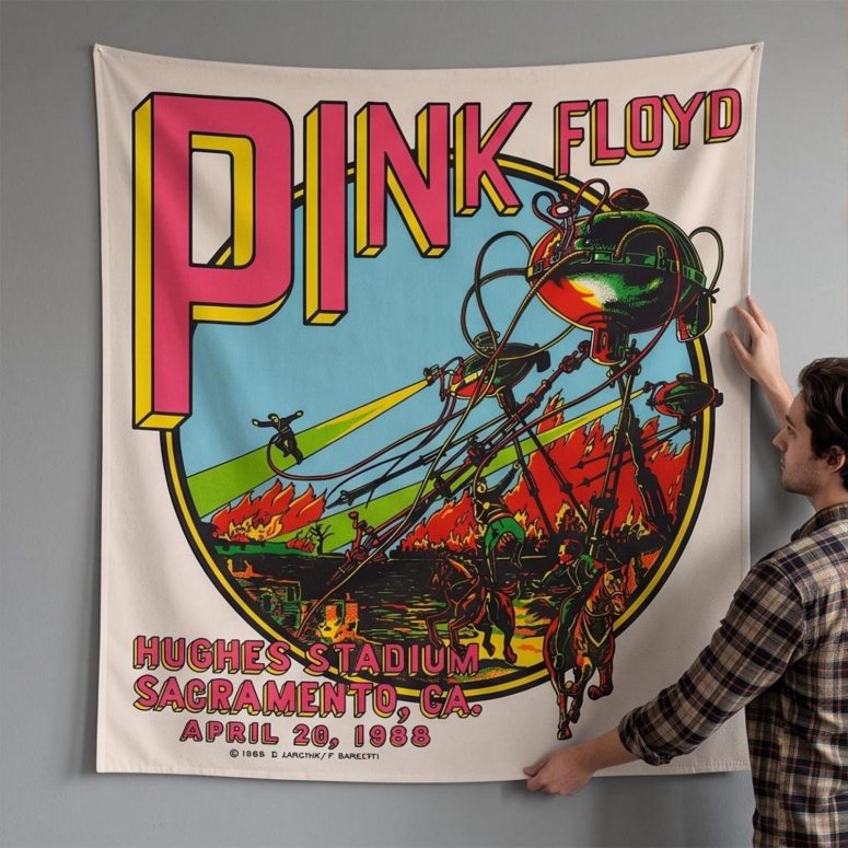 Pink Floyd Tapestry - Hughes Stadium Sacramento Concert Pink Floyd Tapestry - Hughes Stadium Sacramento Concert