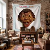 Pink Floyd Tapestry - Pink Floyd A Bizarre Collection The Relics Mask 1971 Pink Floyd Tapestry - Pink Floyd A Bizarre Collection The Relics Mask 1971
