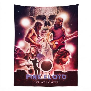 Pink Floyd Tapestry - Pink Floyd Live At PomPeii Illustration