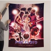 Pink Floyd Tapestry - Pink Floyd Live At PomPeii Illustration Pink Floyd Tapestry - Pink Floyd Live At PomPeii Illustration