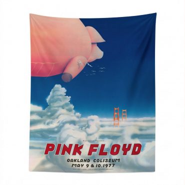 Pink Floyd Tapestry - Pink Floyd Oakland Coliseum Poster Pink Floyd Tapestry - Pink Floyd Oakland Coliseum Poster