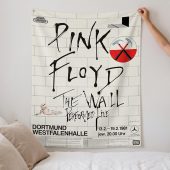 Pink Floyd Tapestry - Pink Floyd The Wall Original Vintage Tour Poster for Dortmund Germany 1981