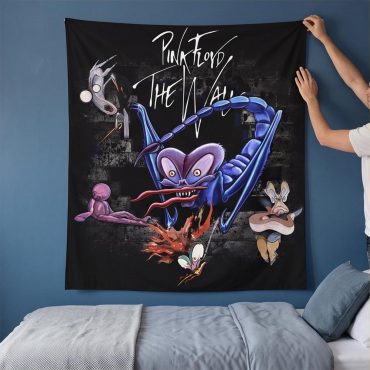 Pink Floyd Tapestry - Pink Floyd The Wall Scorpion Mother Vintage