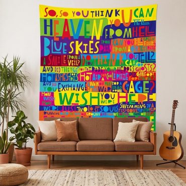 Pink Floyd Tapestry - Pink Floyd Wish You Were Here Limited Edition Art Print Signed LyricArt