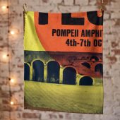 Pink Floyd Tapestry - Pompeii Amphitheatre Italy 1971 Pink Floyd Tapestry - Pompeii Amphitheatre Italy 1971