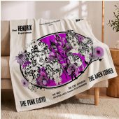Pink Floyd Tapestry - Tallenge Pink Floyd And Jimi Hendrix 1967 Vintage UK Concert Pink Floyd Tapestry - Tallenge Pink Floyd And Jimi Hendrix 1967 Vintage UK Concert