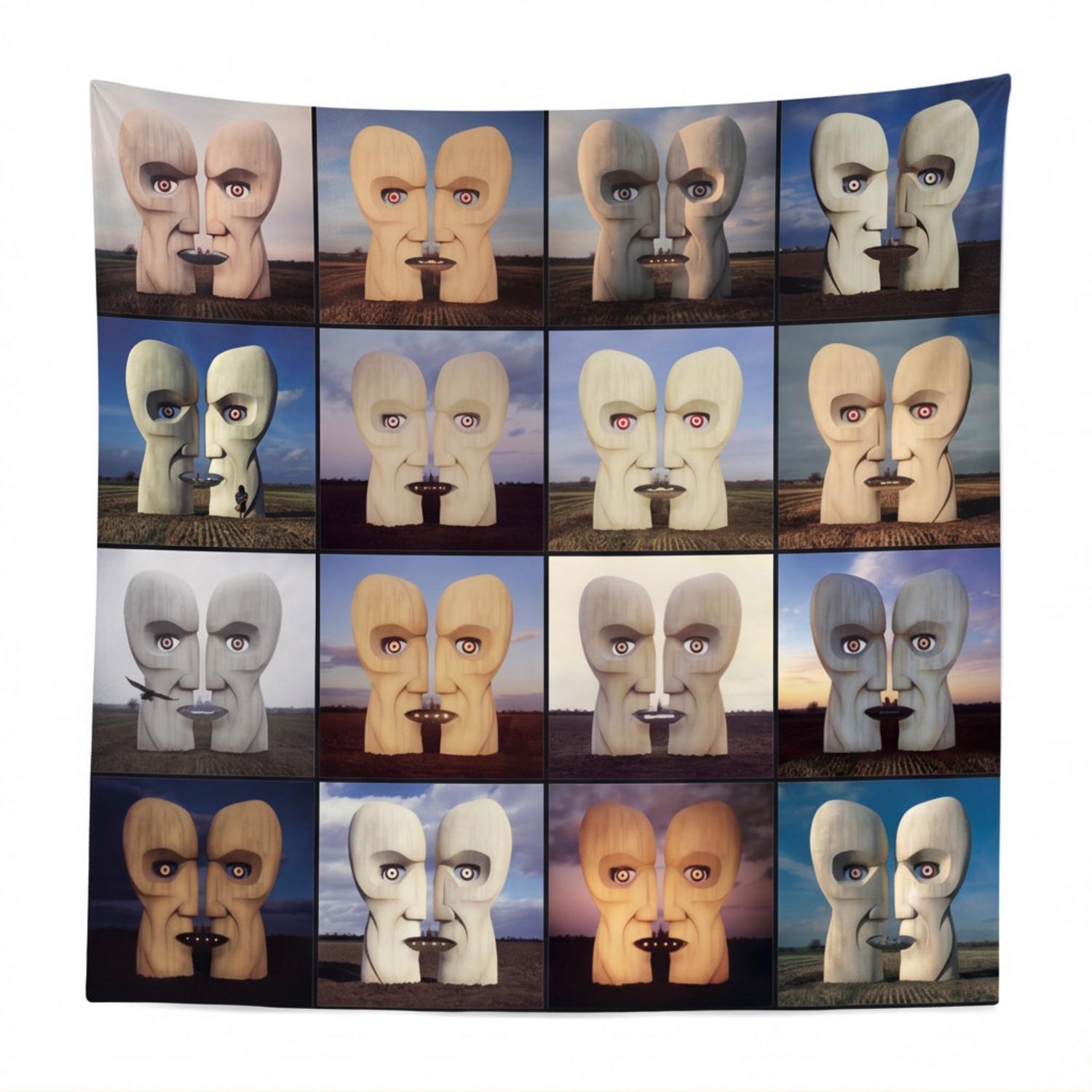 Pink Floyd Tapestry - The Division Bell Collage Pink Floyd Tapestry - The Division Bell Collage