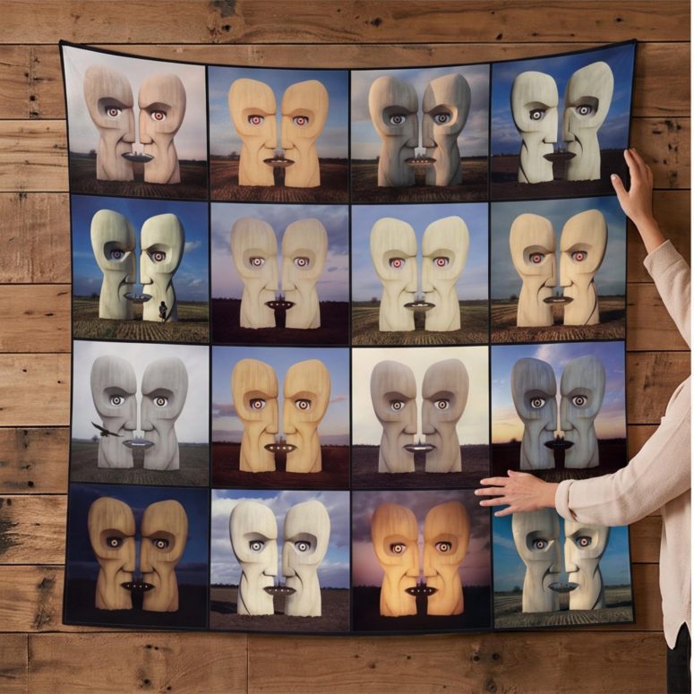 Pink Floyd Tapestry - The Division Bell Collage Pink Floyd Tapestry - The Division Bell Collage