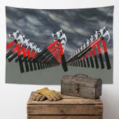 Pink Floyd Tapestry - The Marching Hammers The Wall