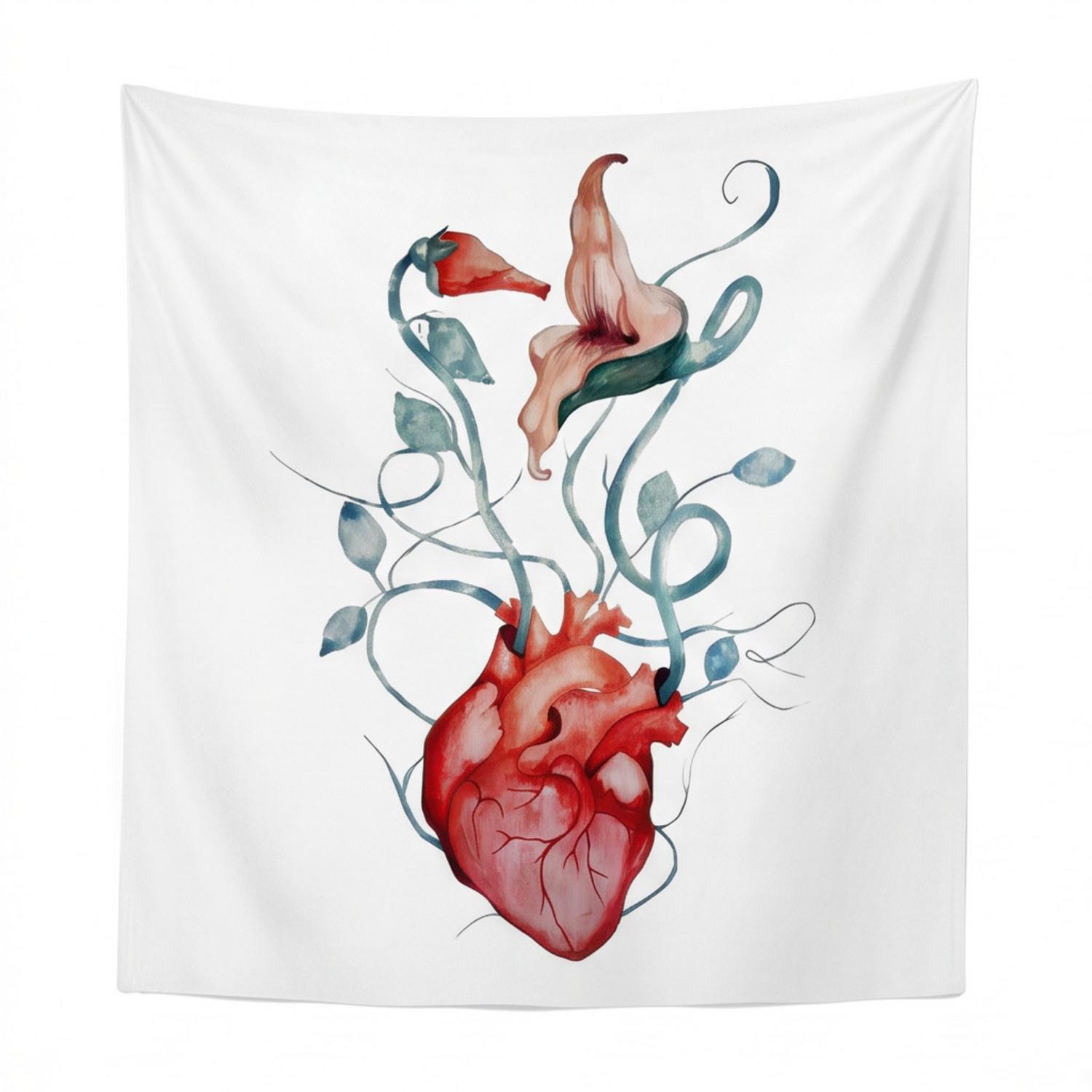 Pink Floyd Tapestry - The Wall Flower Heart What shall we do now Pink Floyd Tapestry - The Wall Flower Heart What shall we do now