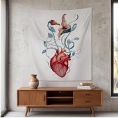 Pink Floyd Tapestry - The Wall Flower Heart What shall we do now Pink Floyd Tapestry - The Wall Flower Heart What shall we do now