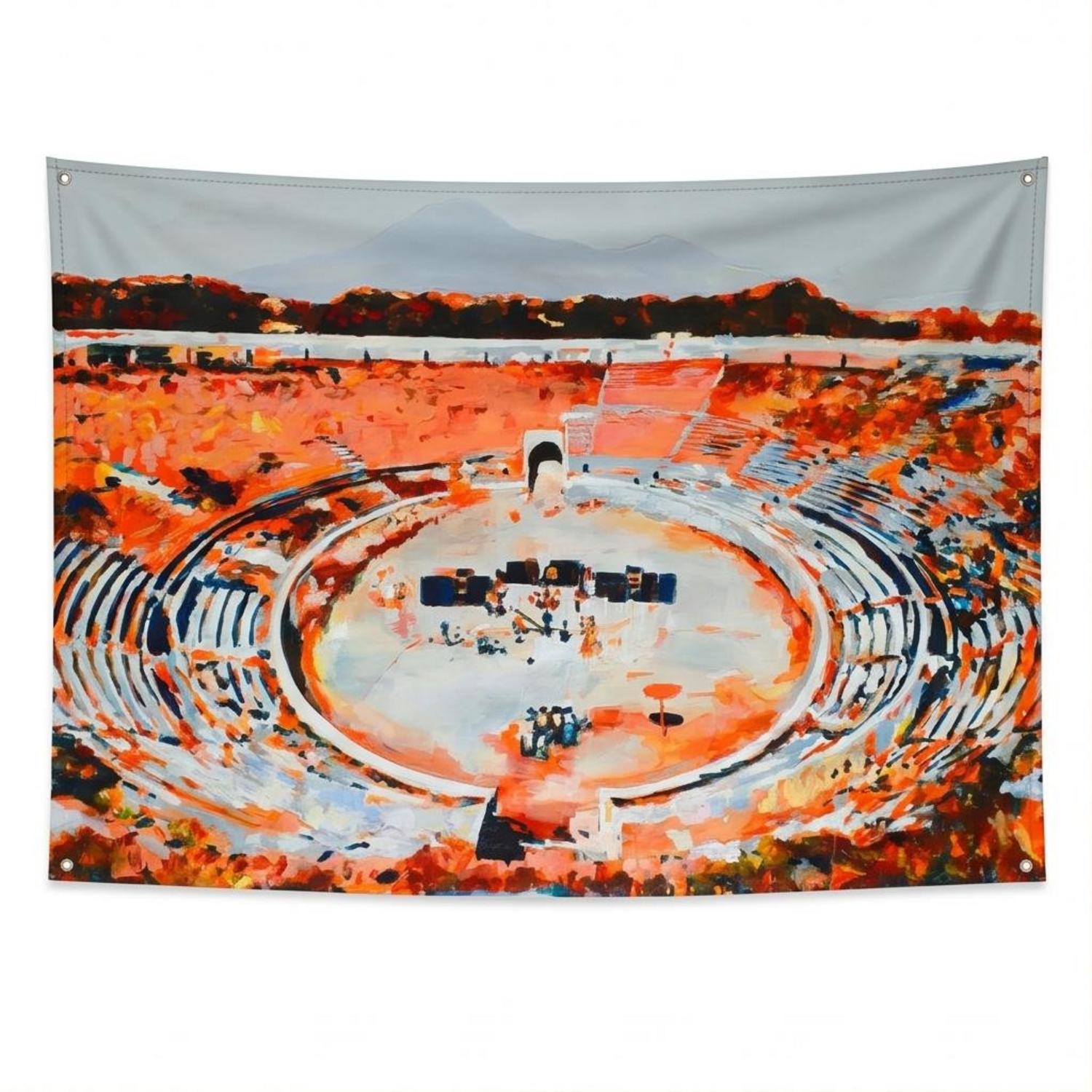 Pink Floyd Tapestry - This is where the magic happens Pink Floyd in Pompeii Painting Pink Floyd Tapestry - This is where the magic happens Pink Floyd in Pompeii Painting