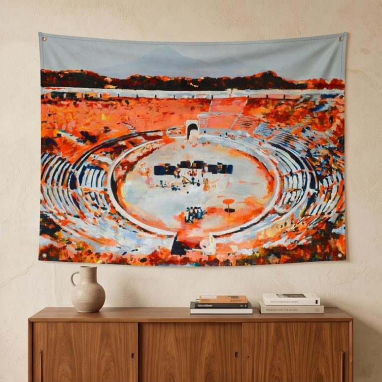 Pink Floyd Tapestry - This is where the magic happens Pink Floyd in Pompeii Painting Pink Floyd Tapestry - This is where the magic happens Pink Floyd in Pompeii Painting