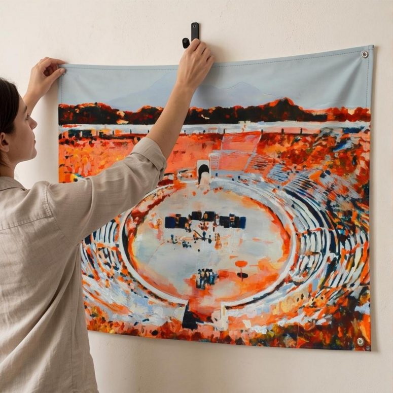 Pink Floyd Tapestry - This is where the magic happens Pink Floyd in Pompeii Painting Pink Floyd Tapestry - This is where the magic happens Pink Floyd in Pompeii Painting