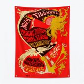 Pink Floyd Tapestry - Vintage Concert Poster from Fillmore Auditorium