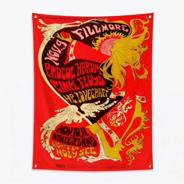 Pink Floyd Tapestry - Vintage Concert Poster from Fillmore Auditorium