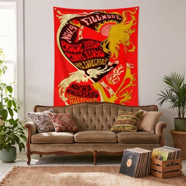 Pink Floyd Tapestry - Vintage Concert Poster from Fillmore Auditorium