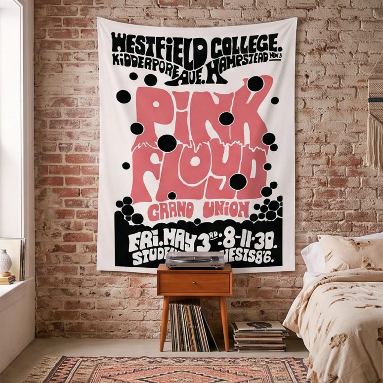 Pink Floyd Tapestry - Westfield College Hampstead Concert 1968 Pink Floyd Tapestry - Westfield College Hampstead Concert 1968