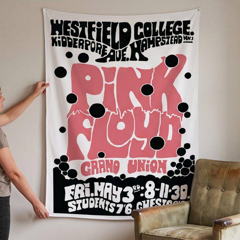 Pink Floyd Tapestry - Westfield College Hampstead Concert 1968 Pink Floyd Tapestry - Westfield College Hampstead Concert 1968