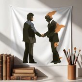 Pink Floyd Tapestry - Wish You Were Here Burning Man Pink Floyd Tapestry - Wish You Were Here Burning Man
