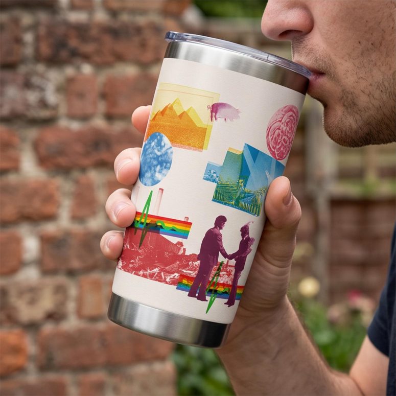Pink Floyd Tumbler - 8 Tracks Album 2026 Pink Floyd Tumbler - 8 Tracks Album 2026